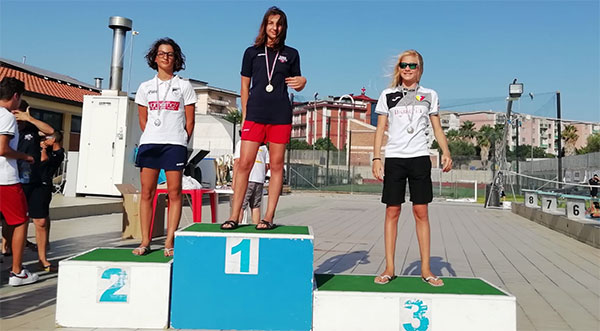 Gli atleti della Rari Nantes Lamezia alle finali dei campionati di nuoto ‘Regionali esordienti’ a Crotone