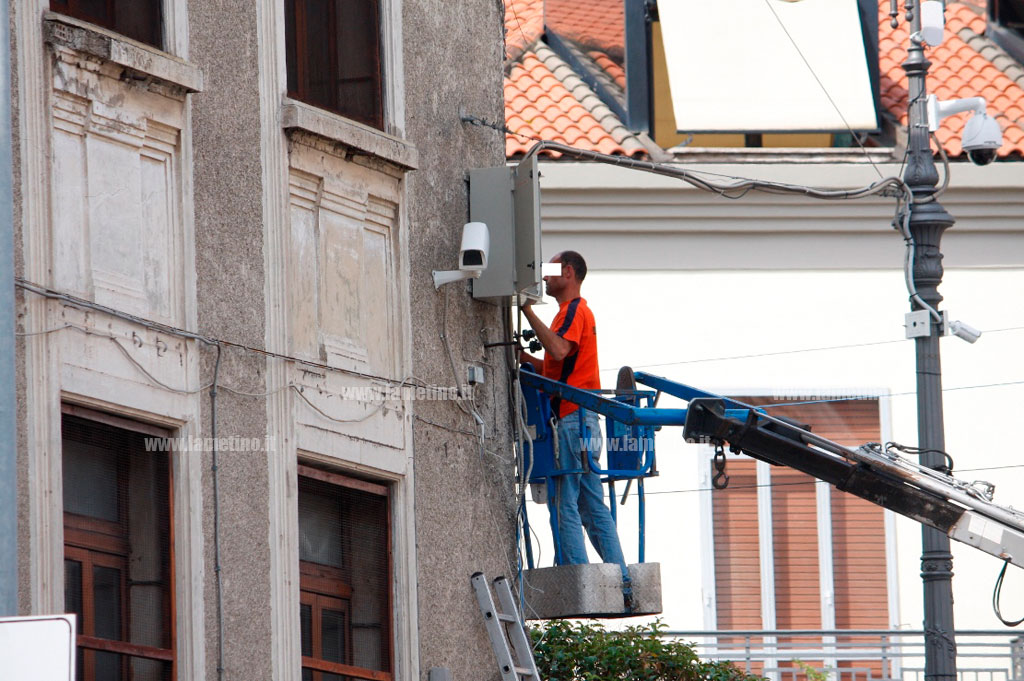 Lamezia: sostituzioni e controlli per “vecchie” telecamere del circuito di videosorveglianza