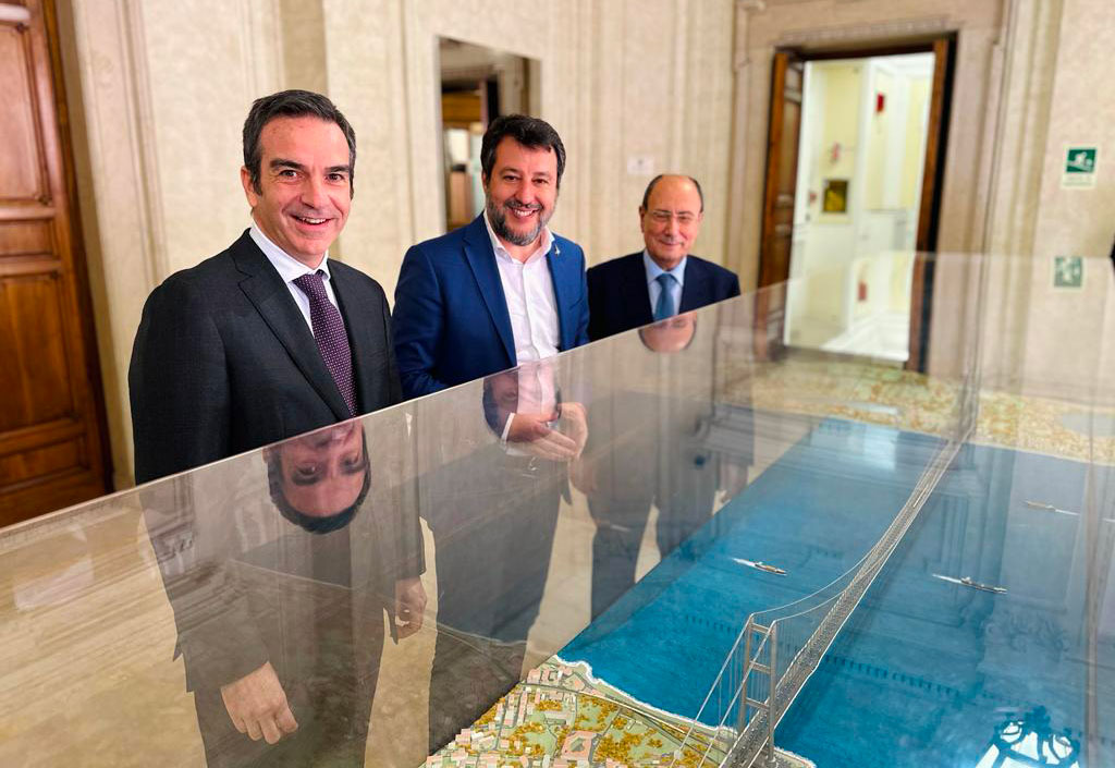 Infrastrutture: Occhiuto incontra ministro Salvini sul tavolo Ponte, A2 e SS106