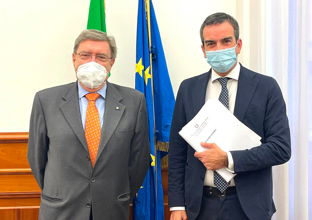 Infrastrutture, Occhiuto incontra ministro Giovannini: "Tanti progetti in cantiere per la Calabria"