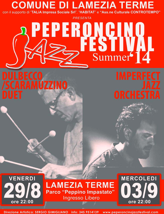 Lamezia: Concerti di Dulbecco e Scaramuzzino al parco ‘Peppino impastato’  