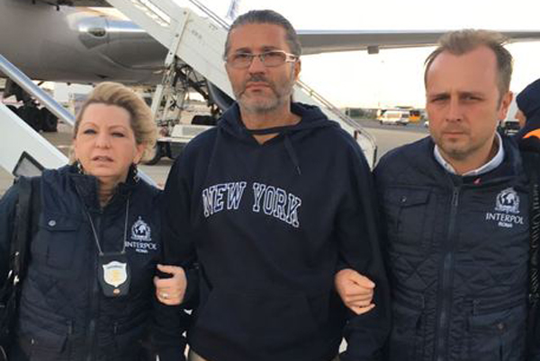 'Ndrangheta: estradato dagli Usa in Italia Raffaele Valente