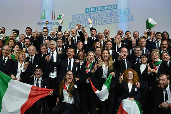 Sarà l’Italia ad ospitare le Olimpiadi invernali 2026