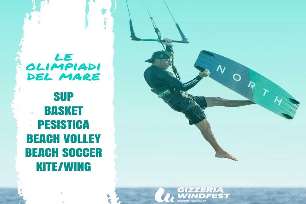 Seconda edizione dell'evento sportivo "Gizzeria Wind Fest" dal 27 al 31 luglio