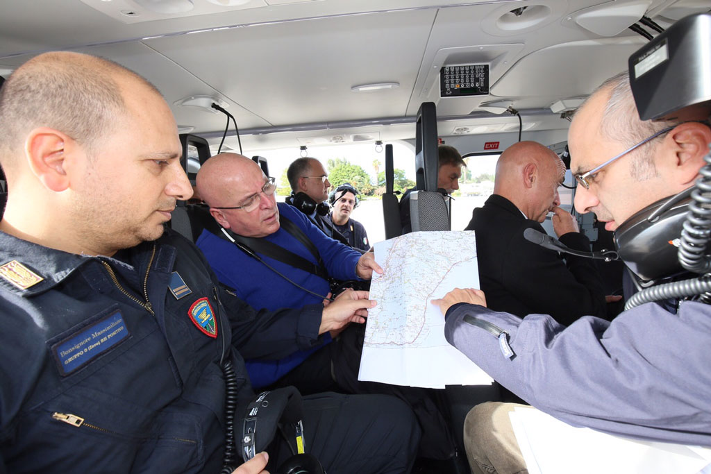 Sopralluogo Delrio-Curcio in zone colpite da maltempo in Calabria