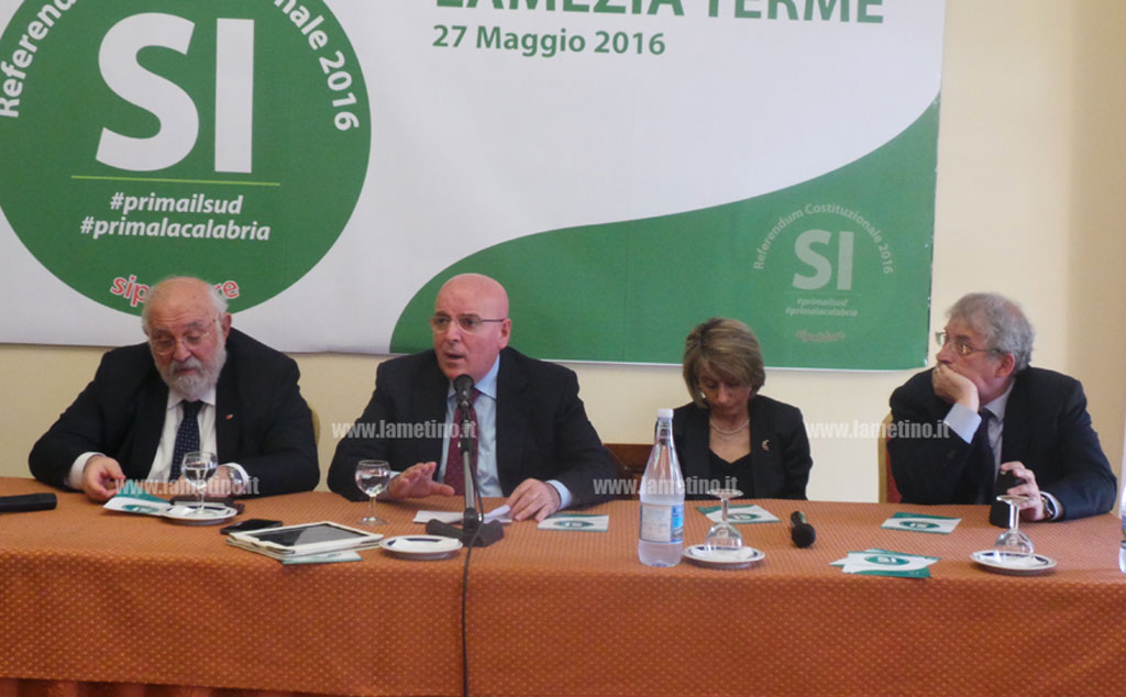 Lamezia, Oliverio: riforma costituzionale necessaria per il riscatto della Calabria