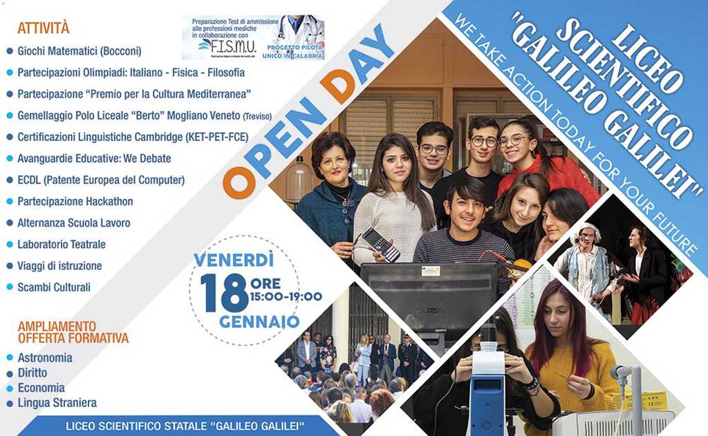Lamezia, Open day al liceo scientifico il 18 gennaio