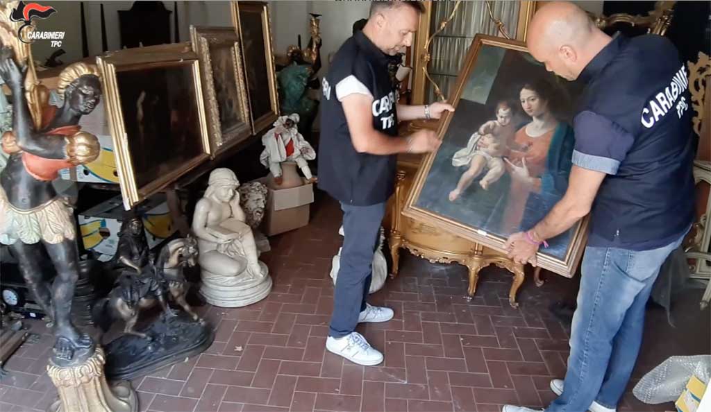 Traffico di opere d'arte tra l'Italia e la Francia, arresti e sequestri anche in Calabria - VIDEO