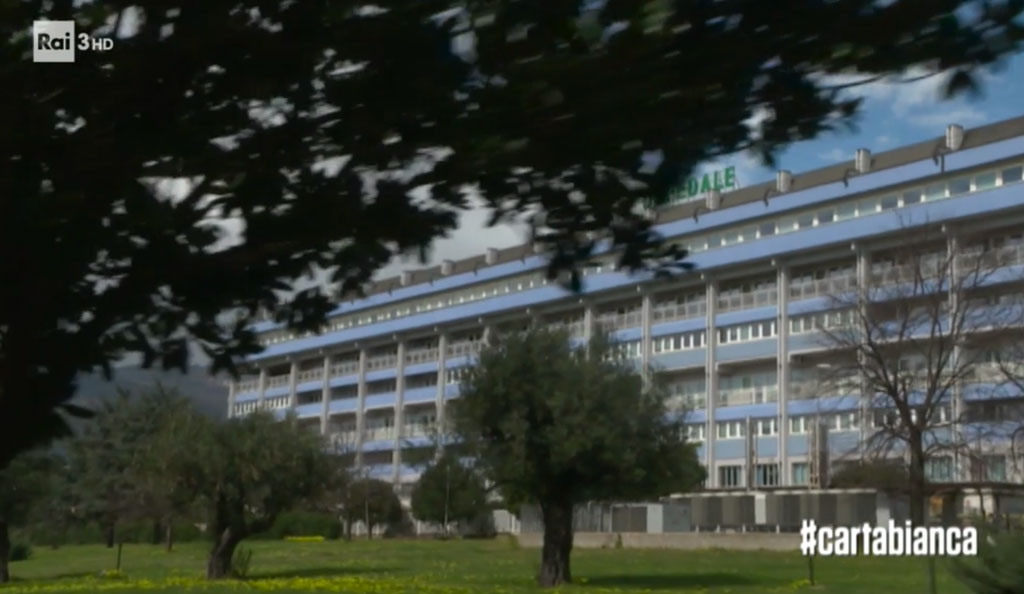 Coronavirus, le carenze e i disagi dell'ospedale di Lamezia nel programma Cartabianca su Rai Tre