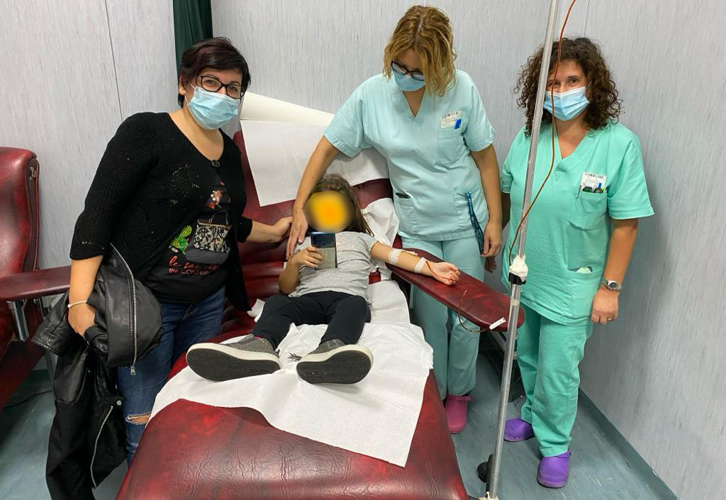 Lamezia, bimba di 6 anni affetta da grave anemia curata all’ospedale cittadino