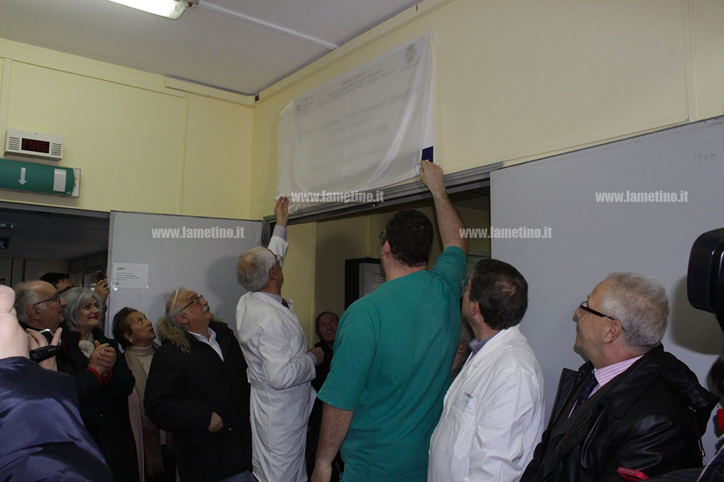 Lamezia, intitolata a dottor Notaro struttura complessa di radiologia e affissa targa in ricordo dottoressa Ferrise