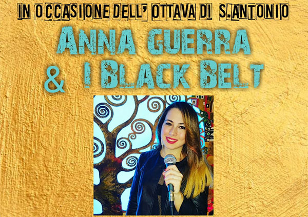 Lamezia, il concerto di Anna Guerra e dei Black Belt il 22 giugno al Santuario di Sant’Antonio