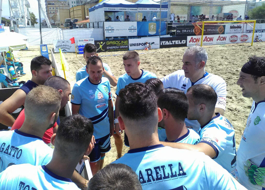 Si ferma agli ottavi l'avventura in Coppa Italia per il Lamezia Beach Soccer