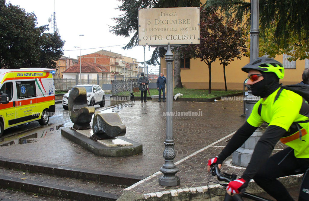Lamezia, flash mob in ricordo degli otto ciclisti il 4 dicembre