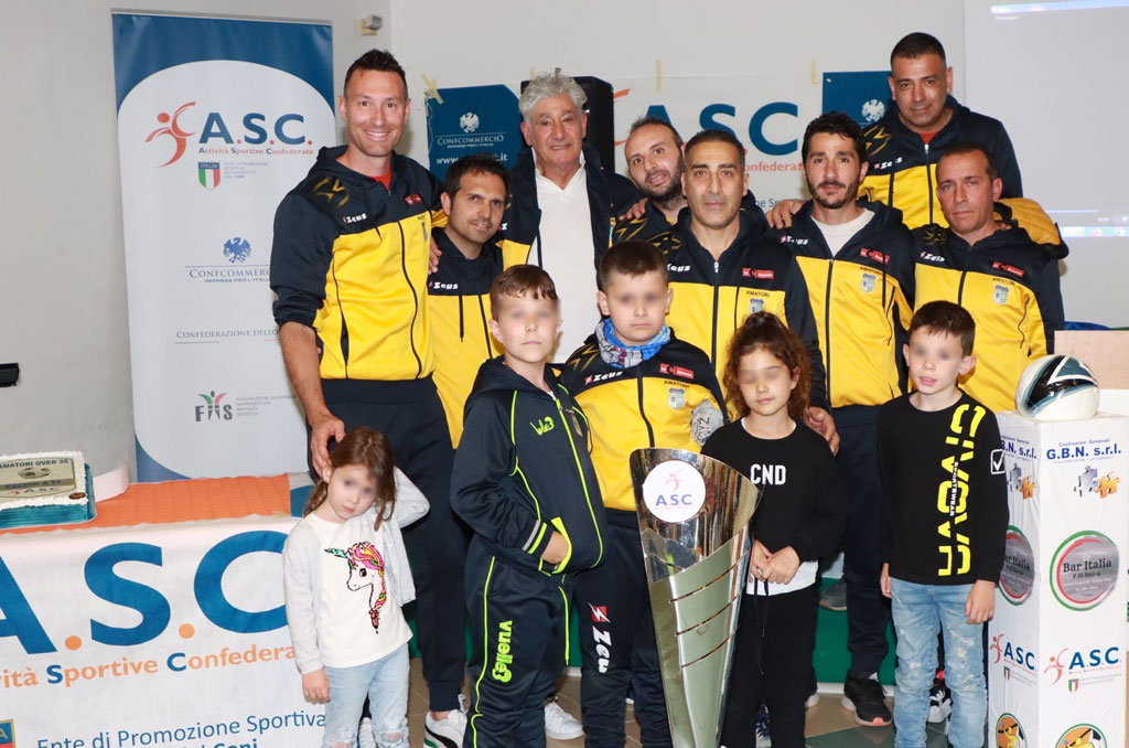 Lamezia, premiazioni Campionato A.S.C. Calcio A/11 amatori over 35 stagione 2022-2023