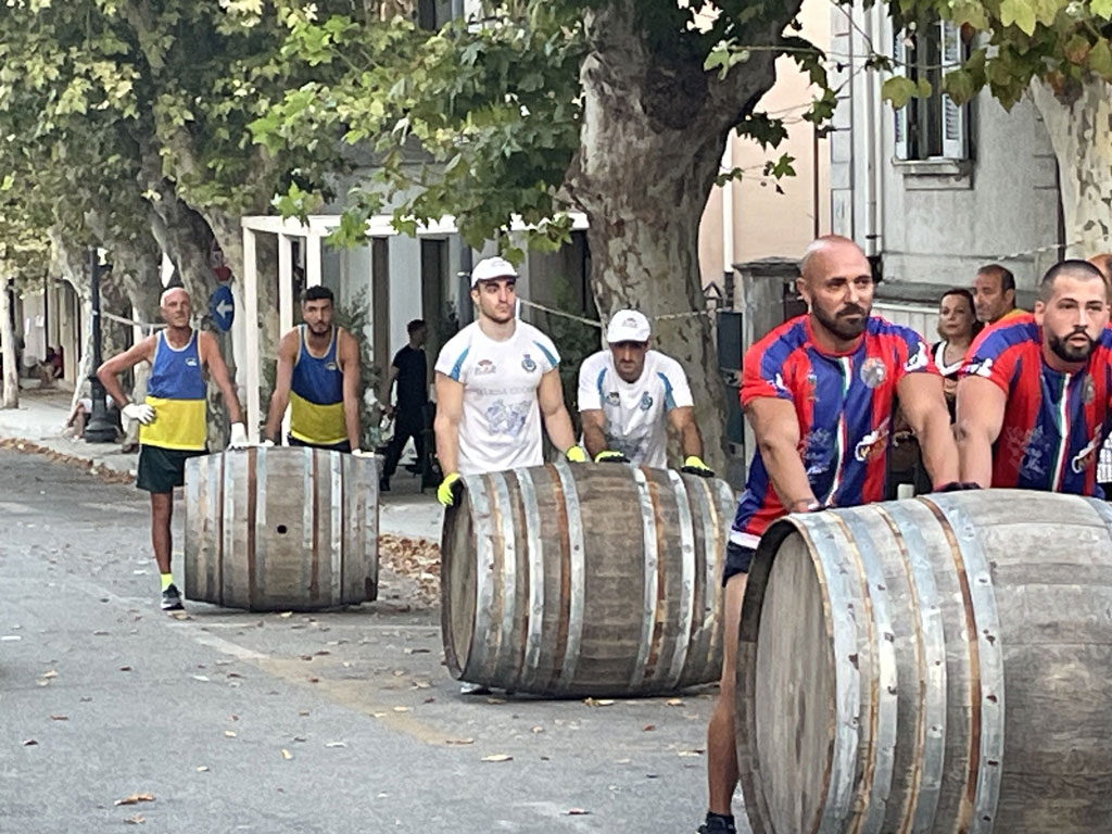 Tappa Palio delle Botti di Città del vino a Bianco, presente anche Lamezia