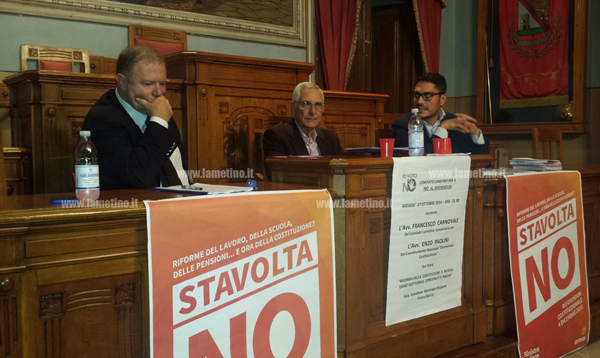 Lamezia, Paolini per il No al referendum: riforma pasticciata e confusa