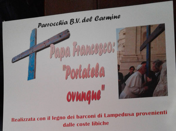 Lamezia, arrivata la Croce di Lampedusa in Diocesi