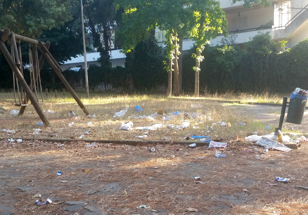 Lamezia, parco Argada ancora nel degrado
