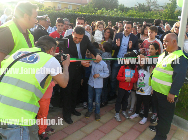 Lamezia: Inaugurato parco giochi in via degli Itali