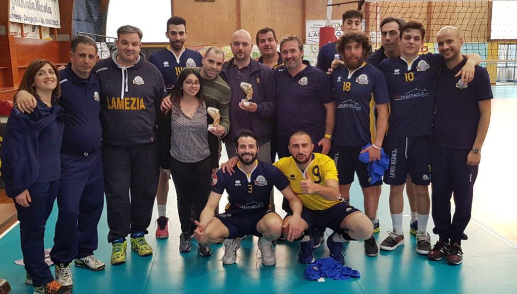 Ultima partita in casa con vittoria per la Raffaele Lamezia Pallavolo contro Gupe Volley Catania