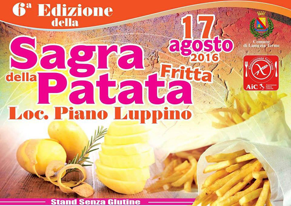 Il 17 agosto Sagra della Patata Fritta a Piano Luppino