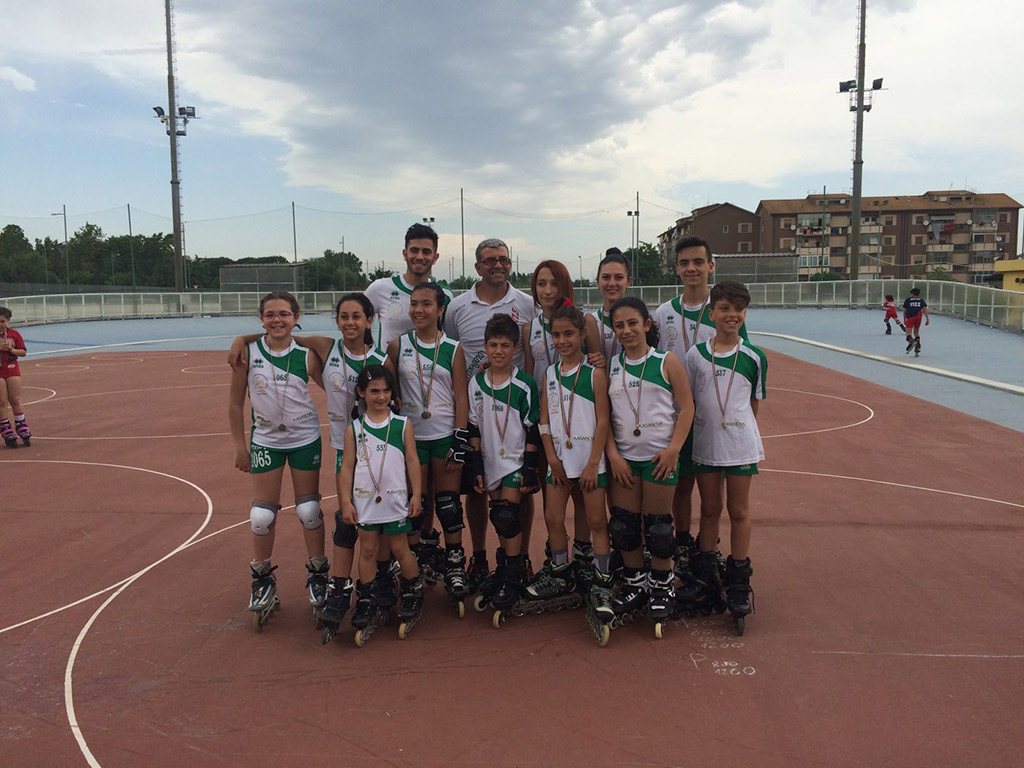 Associazione sportiva pattinaggio Lamezia, le medaglie vinte ai campionati regionali di Cosenza