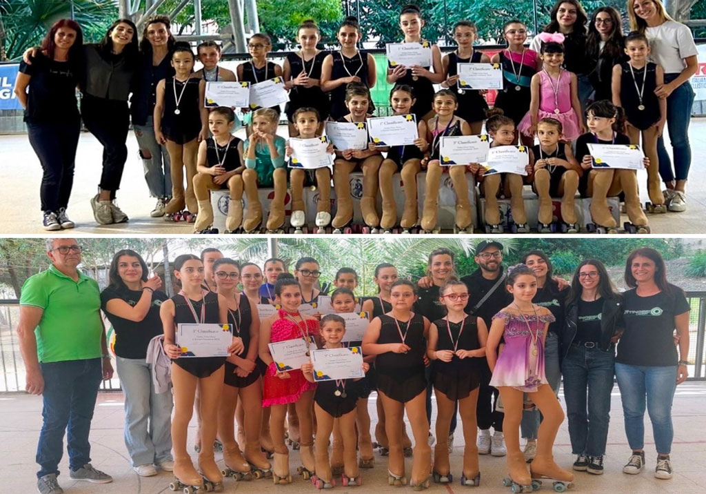 Pattinaggio, al trofeo Fisr primi passi e giovani promesse anche 34 piccoli atleti lametini