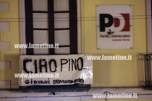 Lamezia: Il cordoglio del Pd lametino per la morte di Pino Cosentino
