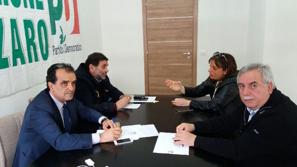 Incontro delegazioni Partito Democratico e Italia dei Valori a Catanzaro