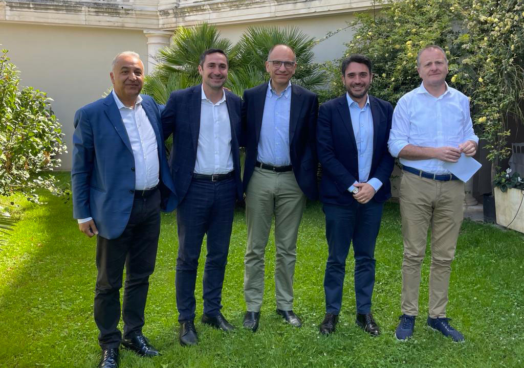 Enrico Letta incontra gruppo Pd in Consiglio regionale: "La Calabria torna al centro dell’agenda politica del governo"