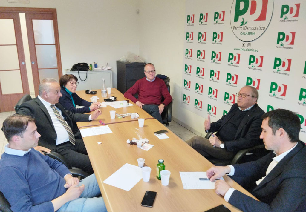 Lamezia, incontro Pd Calabria su attuale situazione politica con nuovi ingressi Bruni e Billari