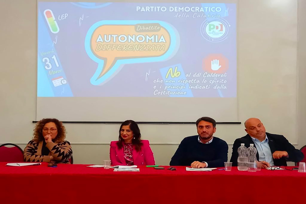 Iniziativa Pd a Lamezia per dire no all'autonomia differenziata