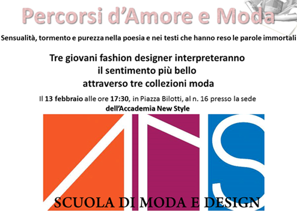 Calabria: l’evento “Percorsi d’Amore e Moda” venerdì a Cosenza