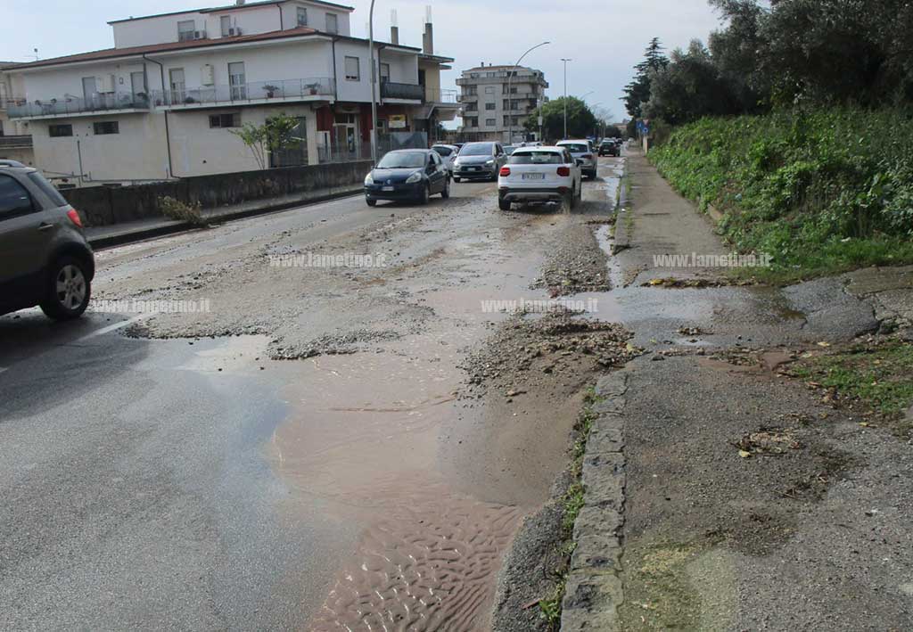 Lamezia, perdita idrica all'acquedotto Sambuco: disagi in alcune zone