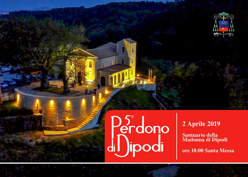 Celebrazione del "Quinto Perdono di Dipodi" il 2 aprile al Santuario della Madonna 