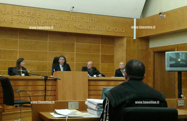 Processo Perseo, altri testimoni per la difesa di Giuseppe Notarianni. Voci annuncia sciopero fame - VIDEO