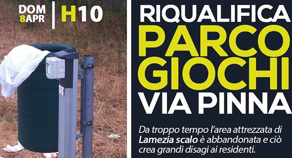 Lamezia, Gianturco (FdI): "Parco giochi di via Pinna in stato d'abbandono, disagi per i residenti"