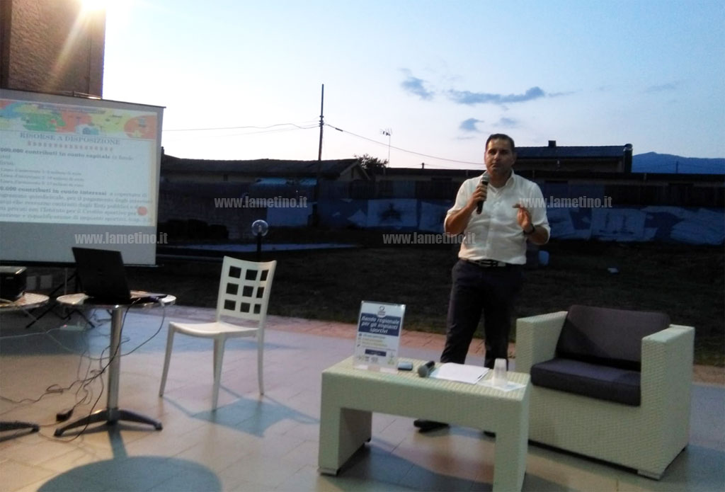 Lamezia, incontro promosso da Piccioni su bando regionale impianti sportivi: "Senza progetti c'è pericolo che fondi prendano altre strade"