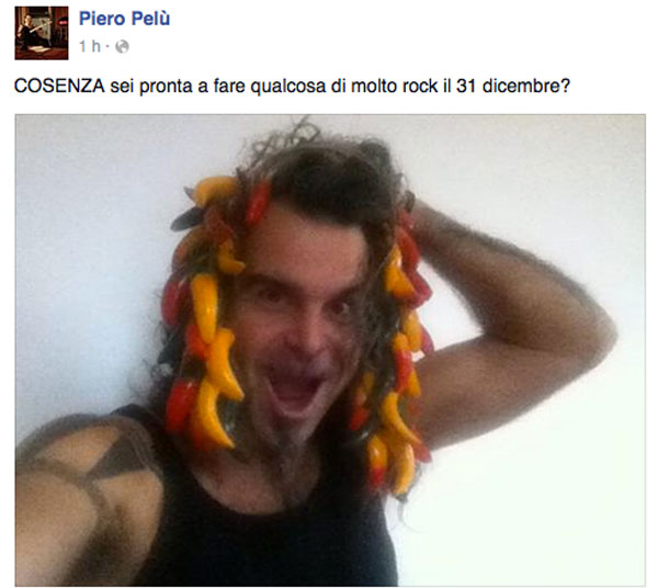Piero Pelù a Cosenza per il concerto di Capodanno 
