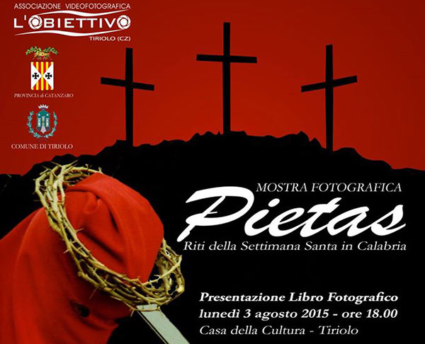 Presentazione libro fotografico “Pietas, Riti della settimana Santa in Calabria” a Tiriolo