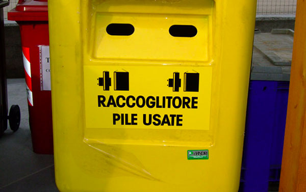 In Calabria raccolti 137mila kg di pile esauste nel 2018