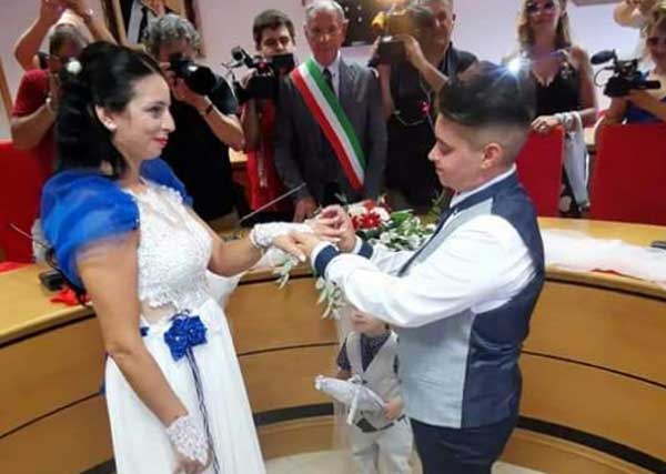 A Gioia Tauro il primo matrimonio civile fra due donne