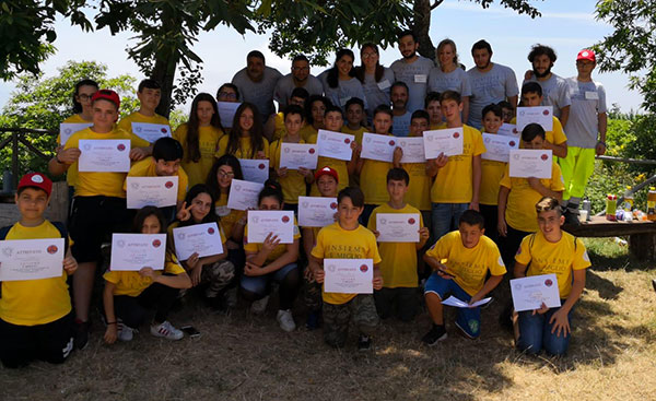 Concluso anche a Platania il campo della Protezione Civile 
