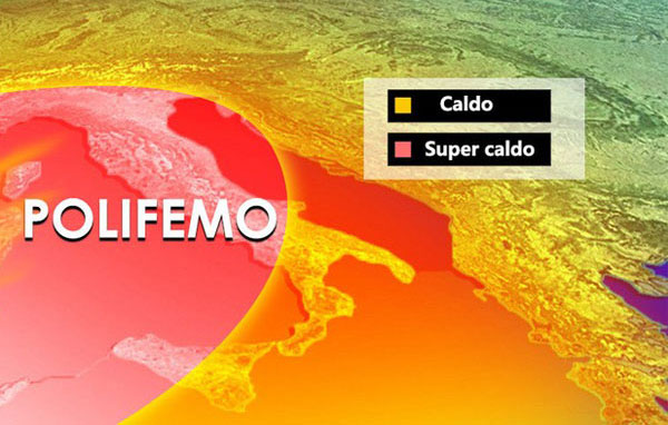 L'anticiclone "Polifemo" invade l'Italia, nel weekend temperature in lieve aumento anche in Calabria