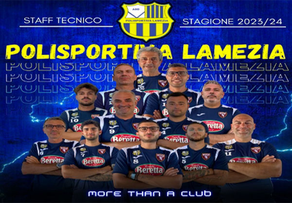 Asd Polisportiva Lamezia presenta staff tecnico e dirigenziale per nuova stagione calcistica