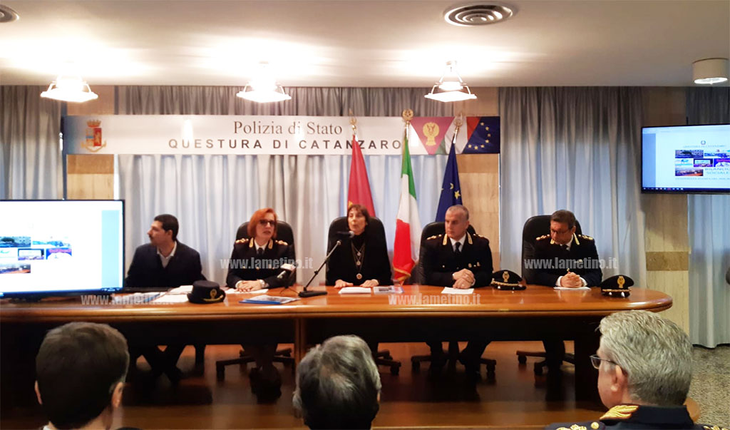 Bilancio 2019 polizia: in provincia di Catanzaro reati in calo, a Lamezia arrestate 79 persone in un anno