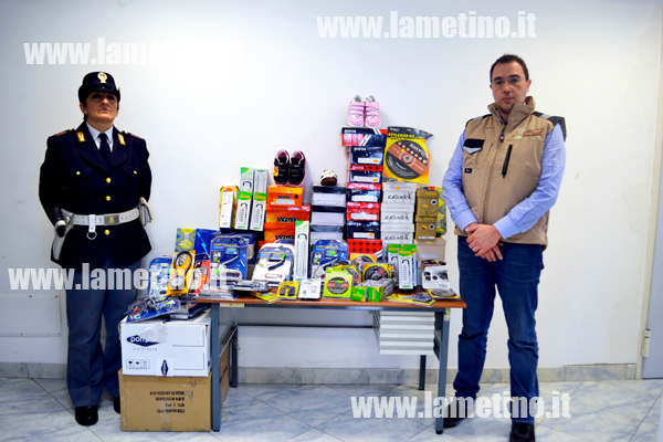 Lamezia: Sequestrati 1000 prodotti illegali a commerciante cinese