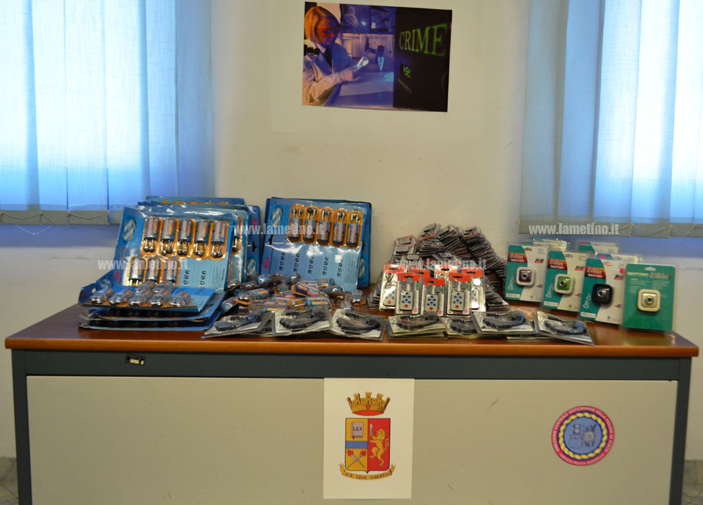 Lamezia: sequestrati 1000 articoli insicuri di provenienza cinese