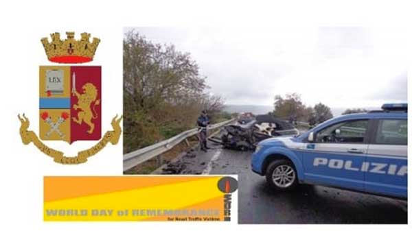 Il 21 novembre Giornata mondiale in memoria delle vittime della strada: l’impegno della Polizia e l'importanza di sensibilizzare automobilisti